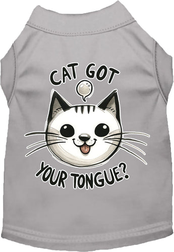 Adorable Cat or Dog Shirt for Pets Cat Got Your Tongue