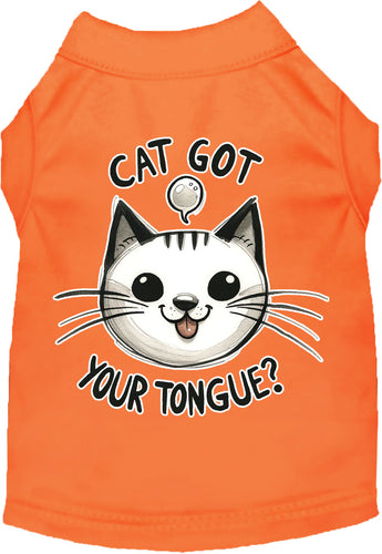 Adorable Cat or Dog Shirt for Pets Cat Got Your Tongue
