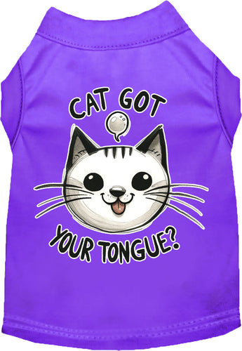 Adorable Cat or Dog Shirt for Pets Cat Got Your Tongue