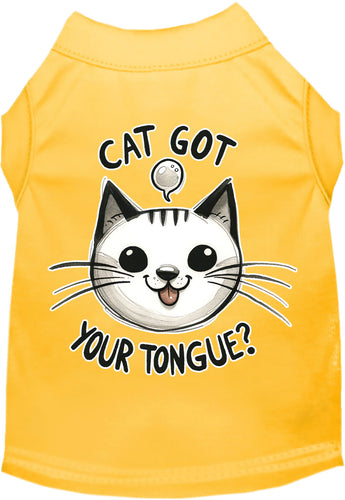 Adorable Cat or Dog Shirt for Pets Cat Got Your Tongue