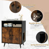 Rustic-Modern Cat Litter Cabinet with Extra Storage