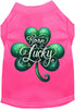 Adorable Cat or Dog Shirt for Pets A's Born Lucky