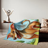Sweatshirt Blanket – Plush Fleece Throw, 2 Size Options