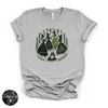 Four Dancing Witches Tee | Moonlit Coven Graphic T-Shirt