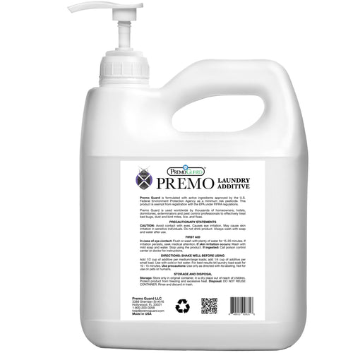 Bed Bug & Mite Laundry Additive 64 oz | Non-Toxic Treatment | Premo Guard