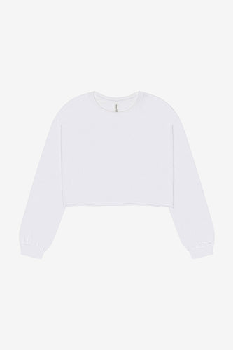 Custom Women's Cropped Long-Sleeve Shirt