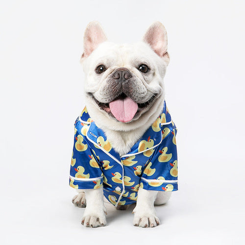 Pet Silk Duck Pajamas
