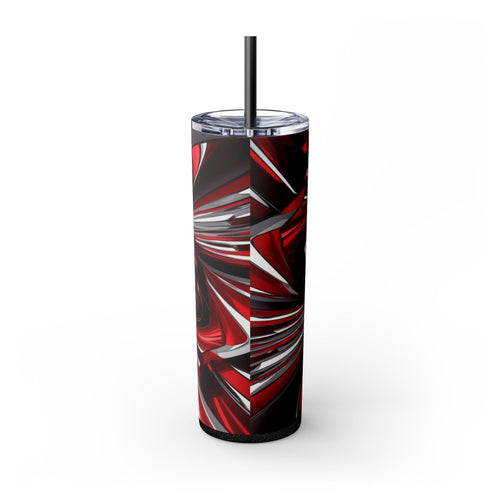 Skinny Tumbler with Straw – 20 oz Stainless Steel Cup