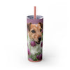 Skinny Tumbler with Straw – 20 oz Stainless Steel Cup