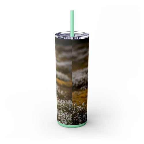 Skinny Tumbler with Straw – 20 oz Stainless Steel Cup