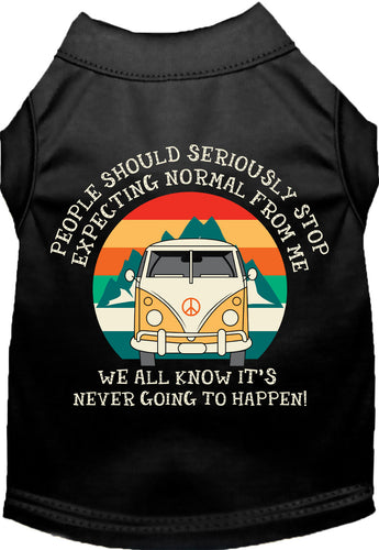 Cat or Dog Shirt for Pets Stop Expecting Normal Vanlife