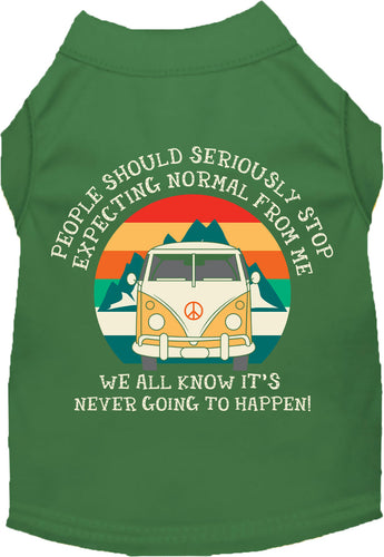Cat or Dog Shirt for Pets Stop Expecting Normal Vanlife