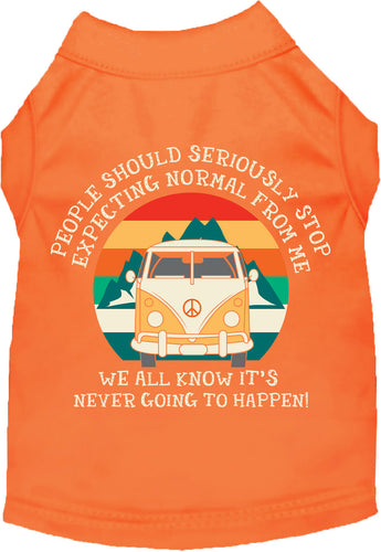 Cat or Dog Shirt for Pets Stop Expecting Normal Vanlife