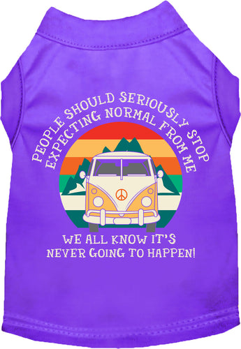 Cat or Dog Shirt for Pets Stop Expecting Normal Vanlife