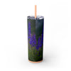 Skinny Tumbler with Straw – 20 oz Stainless Steel Cup