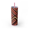 Skinny Tumbler with Straw – 20 oz Stainless Steel Cup
