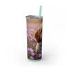 Skinny Tumbler with Straw – 20 oz Stainless Steel Cup