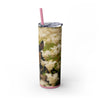 Skinny Tumbler with Straw – 20 oz Stainless Steel Cup
