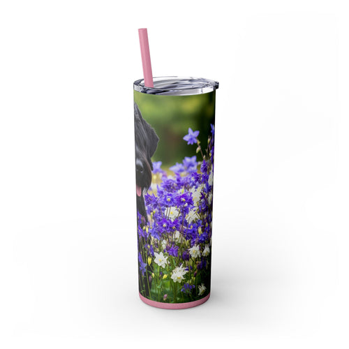 Skinny Tumbler with Straw – 20 oz Stainless Steel Cup