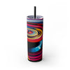 Skinny Tumbler with Straw – 20 oz Stainless Steel Cup