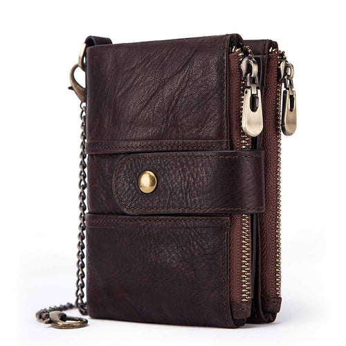 Anti-theft brush wallet