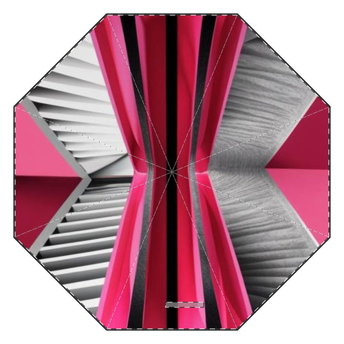 48 Semi-Automatic Umbrella – Windproof Large Travel Rain Umbrella