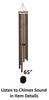 Amish handmade Wind Chimes 48”–80” – Square Aluminum Deep Tone Outdoor Chimes for Meditation & Garden Ambience