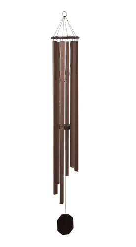 Amish handmade Wind Chimes 48”–80” – Square Aluminum Deep Tone Outdoor Chimes for Meditation & Garden Ambience