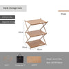 Outdoor Campsite Aluminum Alloy Triple Splicing Storage Rack