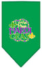 Pet and Dog Bandana Screen Printed, Little Miss Mardi Gras