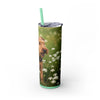 Skinny Tumbler with Straw – 20 oz Stainless Steel Cup