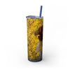 Skinny Tumbler with Straw – 20 oz Stainless Steel Cup