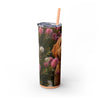 Skinny Tumbler with Straw – 20 oz Stainless Steel Cup