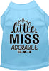 Adorable Cat or Dog Shirt for Pets Little Miss Adorable