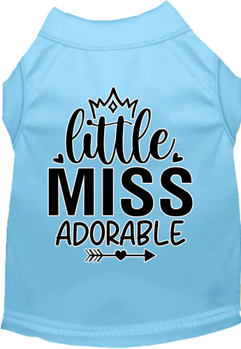 Adorable Cat or Dog Shirt for Pets Little Miss Adorable