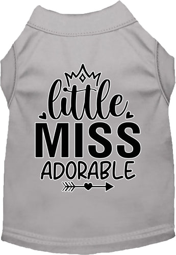 Adorable Cat or Dog Shirt for Pets Little Miss Adorable