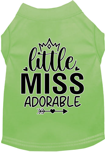Adorable Cat or Dog Shirt for Pets Little Miss Adorable