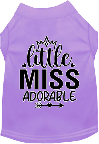 Adorable Cat or Dog Shirt for Pets Little Miss Adorable