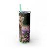 Skinny Tumbler with Straw – 20 oz Stainless Steel Cup