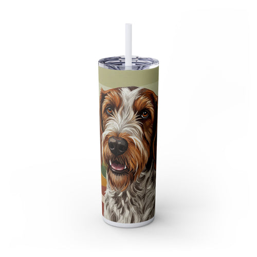 Skinny Tumbler with Straw – 20 oz Stainless Steel Cup