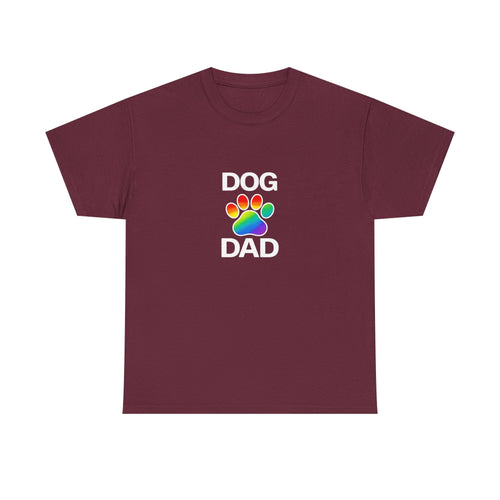 Pride Dog Dad Heavy Duty Unisex Tee Sizes Small - 5XL (11 colors)