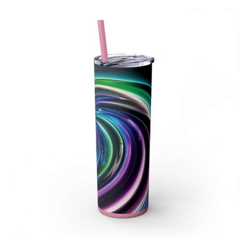Skinny Tumbler with Straw – 20 oz Stainless Steel Cup
