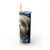 Skinny Tumbler with Straw – 20 oz Stainless Steel Cup