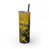 Skinny Tumbler with Straw – 20 oz Stainless Steel Cup