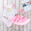 Crown Romper Puff Skirt Suit Long Sleeve Wing Romper Skirt