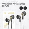 Wired Music Headset Flat Head Earbuds Computer Mobile Phone Universal