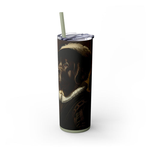 Skinny Tumbler with Straw – 20 oz Stainless Steel Cup