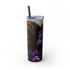 Skinny Tumbler with Straw – 20 oz Stainless Steel Cup