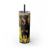 Skinny Tumbler with Straw – 20 oz Stainless Steel Cup