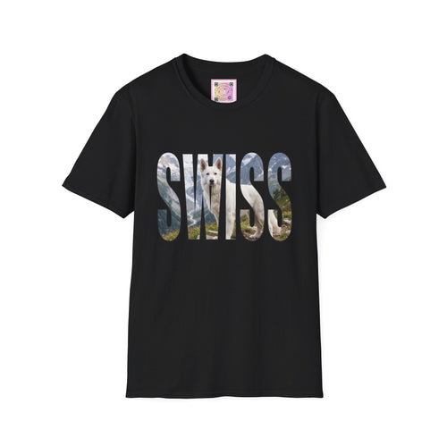 White Swiss Mountain Dog Tee Shirt
